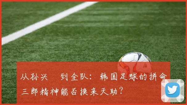 从孙兴慜到全队:韩国足球的拼命三郎精神能否换来天助?